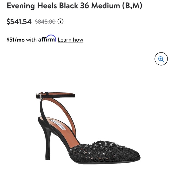 TABITHA SIMMONS Woven Sen Floret Lace Evening heel Black Jewel Pumps 36 - Picture 15 of 15